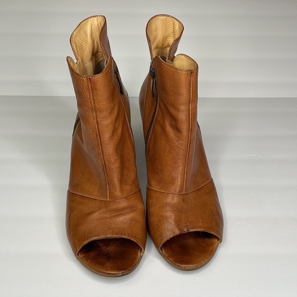 Paul Green camel brown double zip booties size US 9 - Picture 2 of 11
